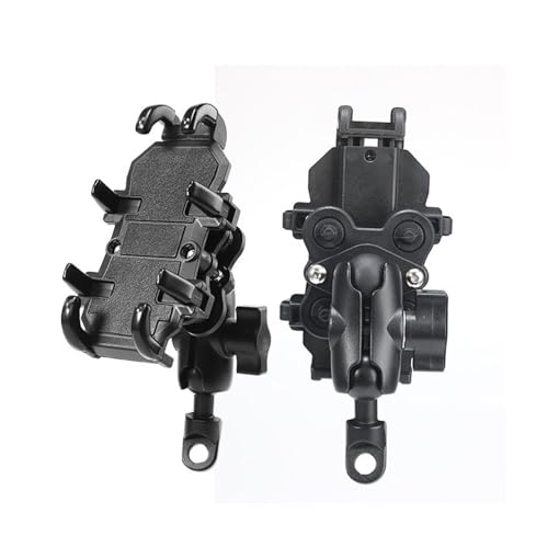 NVCPHGEDEK Motorrad Telefonhalterung Universal Aluminium Motorrad Fahrrad Handy Halter Navigation Halterung GPS Stoßfest Lenker Halter GPS Halterung Halter(B2) von NVCPHGEDEK