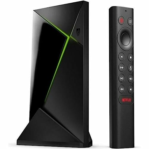 NVIDIA SHIELD Android TV Pro Multimedia Player; 4K HDR Filme, Live Sport, Dolby Vision-Atmos, KI-unterstützte Video-Hochskalierung, GeForce NOW Cloud Gaming, Google Assistant integriert von NVIDIA