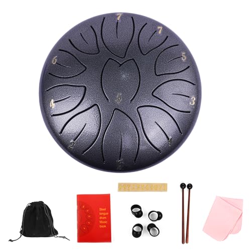 Ethereal Drum Percussions Instrument 11 Note Steel Tongue Drum For Adults Beginner Kids Handpans Drum With Drumstick Ethereal Drum Percussions Instrument 11 Note Steel Tongue Drum For Adults Beginner Kids Handpans Drum With Drumstick von NVOQILIN