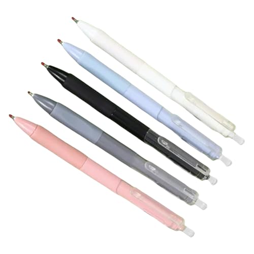 NVOQILIN Neutraler Stift, ästhetischer Gelstift, Schreibwaren-Stift, 0,5 mm, schwarzer Tintenstift, Journaling-Stift, Pressstift, 5 Stück NVOQILIN Neutraler Stift, ästhetischer Gelstift, Schreibwaren-Stift, 0,5 mm, schwarzer Tintenstift, Journaling-Stift, Pressstift, 5 Stück von NVOQILIN