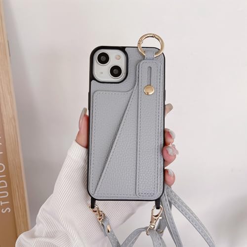 NVYRO Umhängetasche aus PU-Leder mit Handschlaufe für iPhone 15 14 13 12 11 Pro Max, Kartenhalter, Geldbörse, Schlüsselband, Lederhülle, Himmelblau, für iPhone 15Pro Max NVYRO Umhängetasche aus PU-Leder mit Handschlaufe für iPhone 15 14 13 12 11 Pro Max, Kartenhalter, Geldbörse, Schlüsselband, Lederhülle, Himmelblau, für iPhone 15Pro Max von NVYRO