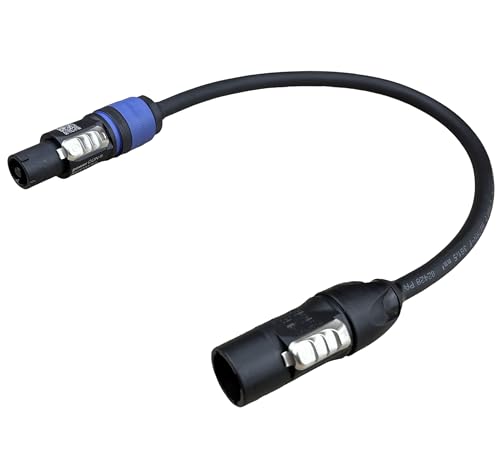 NWP 0,5m powerCON TRUE1 TOP Stecker NAC3MX-W-TOP auf powerCON blau NAC3FXXA-W-S H07RN-F 3G1,5 [0,5m] von NWP
