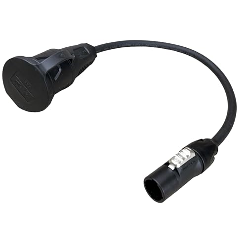NWP Adapter 0,5m powerCON True1 Stecker auf Schuko Kupplung - 3x1,5mm² - Gummischlauchleitung - NAC3MX-W NWP Adapter 0,5m powerCON True1 Stecker auf Schuko Kupplung - 3x1,5mm² - Gummischlauchleitung - NAC3MX-W von NWP