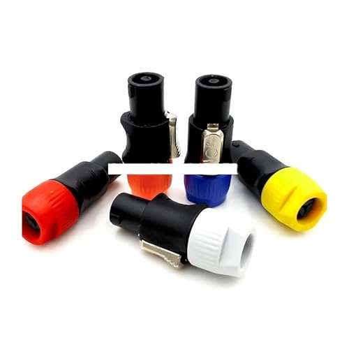 Connectors type 4 Pole cable Plug Male Caron Speaker Audio connector NWPNLXEA(C- Yellow) von NWPNLXEA