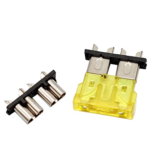 Schützende Verdrahtung 10 Stück mittlere mittlere Standardgröße Auto Auto Plug in Automotive 257 287 Flachsicherungshalter Leiterplattenmontage Sicherungsclip ATO ATC ATY ATU (Size : 5A) von NWPNLXEA