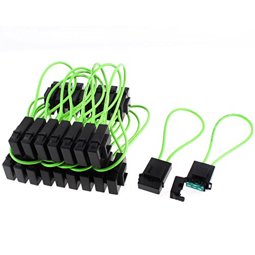 Schützende Verdrahtung 25 x Audio-Inline-Flachsicherungshalterblock 30 A von NWPNLXEA