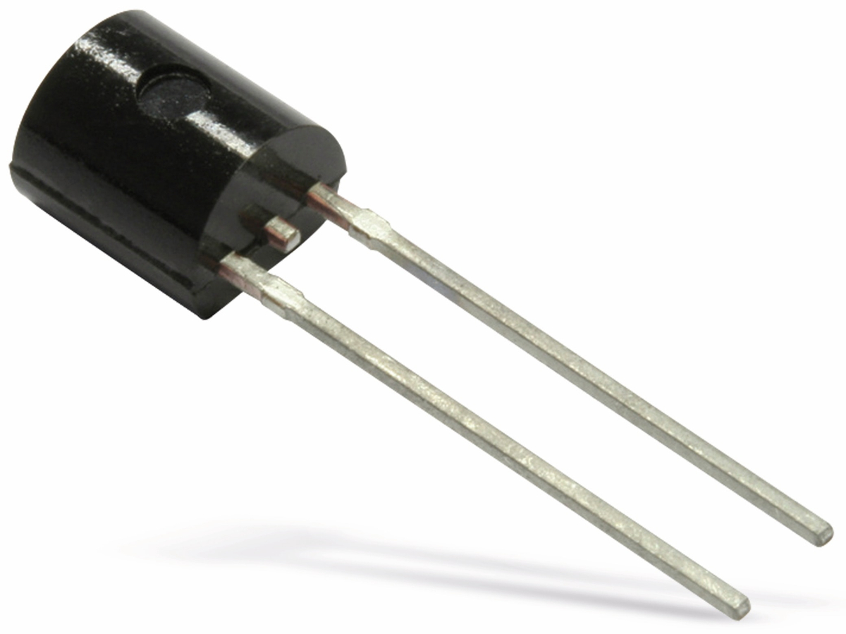 NXP Temperatursensor KTY81-210, 2000 Ohm, TO92 von NXP