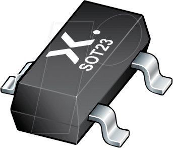 PESD3V3S2UT - Doppel-ESD-Schutzdiode, 3,3 Vrwm, 20 Vcl, 30KV, SOT-23 von NXP