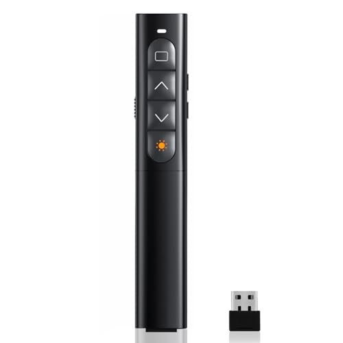 NXPUXP Presentation Clicker,Powerpoint-Fernbedienung,Kabellose 2.4 GHz Powerpoint Fernbedienung,Kabelloser Presenter Geeignet für Lehrer,Büros,Besprechungen,Berichte NXPUXP Presentation Clicker,Powerpoint-Fernbedienung,Kabellose 2.4 GHz Powerpoint Fernbedienung,Kabelloser Presenter Geeignet für Lehrer,Büros,Besprechungen,Berichte von NXPUXP