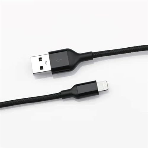 NXT Technologies Blackweb Lightning-Kabel, 90 cm, schwarz, geflochtenes USBC-Ladegerät, USB-A auf Beleuchtung, Schnellladekabel für Apple iPhone 14, 13, 12, 11 Pro, Pro Max, Plus, 2 Stück NXT Technologies Blackweb Lightning-Kabel, 90 cm, schwarz, geflochtenes USBC-Ladegerät, USB-A auf Beleuchtung, Schnellladekabel für Apple iPhone 14, 13, 12, 11 Pro, Pro Max, Plus, 2 Stück von NXT Technologies