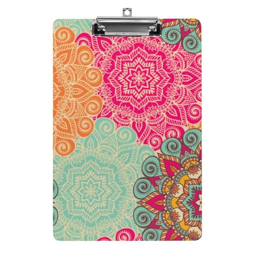 Bunte Blume Klemmbrett A4 Schreibbrett Pad Halter Für Büro Klassenzimmer Restaurants Bunte Blume Klemmbrett A4 Schreibbrett Pad Halter Für Büro Klassenzimmer Restaurants von NYKVTG