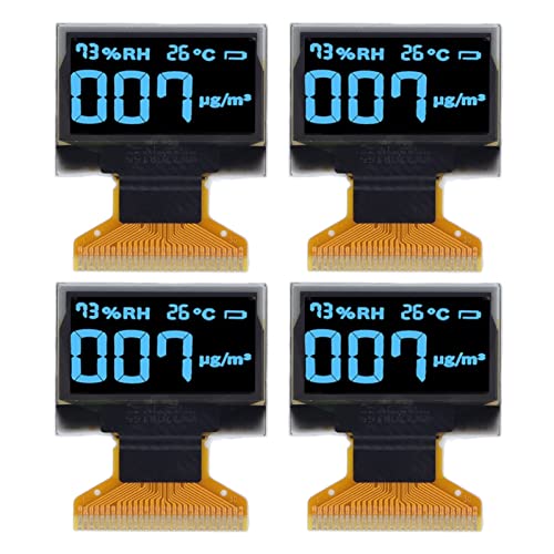 0,96 Zoll organisches Licht emittieren Dioden LCD -Anzeige Dünn flexibler klares Anzeigenbildschirm für Handarbeit Elektronische Komponenten (Blaues Anzeigen) von NYSUZHOUJI