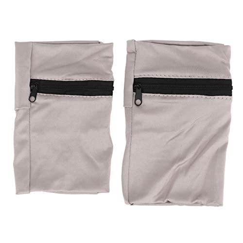 2 Stück Walking Phone Armband Halter Ärmel Arm Tasche Laufen Sport Übung Jogging Leichtes Weiches Atmungsaktives Polyester (NysuzhoujigGrawur-13) von NYSUZHOUJI