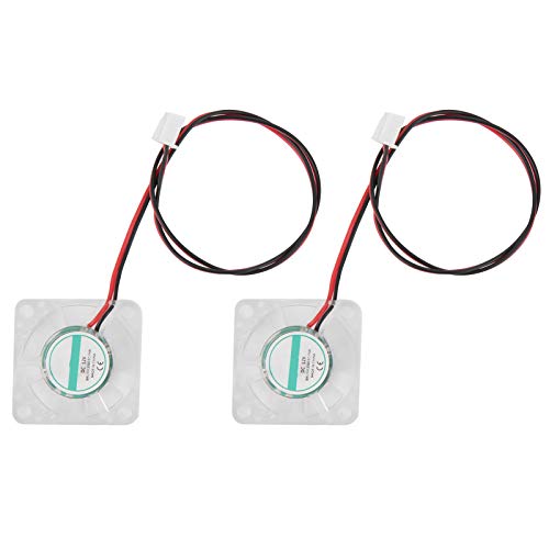 3D -Drucker transparenter Kühllüfter LED -Kühler -Lüfter für V6 Hotend ABS -Material (12V) von NYSUZHOUJI