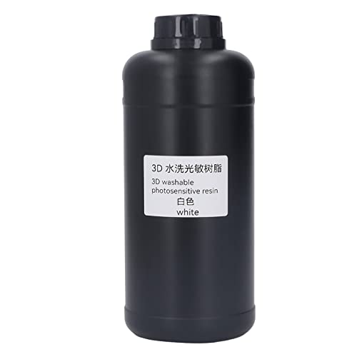 3D-Druckerharz, hochfestes und zähes Photopolymer für LCD-DLP-Modelle, 1000 ml (Weiß) von NYSUZHOUJI