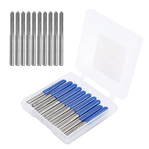 CNC Holzschnitzrouter Bit Wolfram Stahl Gravur Mahlen Cutter Starke hohe Effizienz Leicht für Schleifmaschine Holzbearbeitung (90 * 0.1) von NYSUZHOUJI