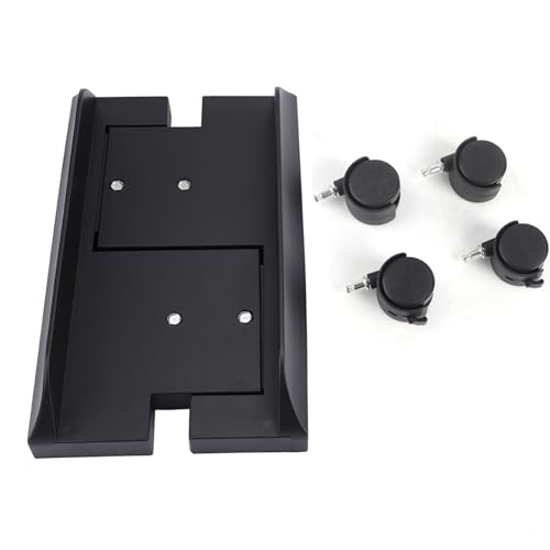 NYSUZHOUJI Computergehäusehalter, abnehmbares Desktop-Mainframe-Rack mit Bremse zur Aufbewahrung (Schwarz) von NYSUZHOUJI