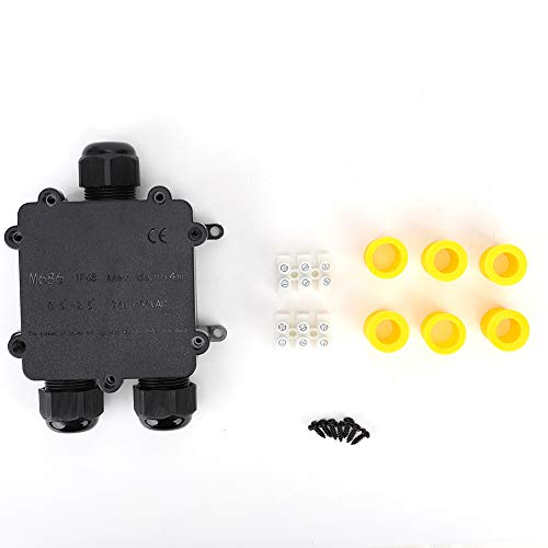 Junction Box Hochdichtungsleistung Feuerschutzschutz PC Material Schwarz für Außenleuchten (Y) von NYSUZHOUJI
