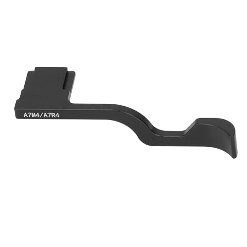 Kamera -Daumen -Up -Grip Ergonomic Aluminiumlegierung Design für A7M4 A7R4 A7R5 A7M5 Verbessert Komfortfotografie (Schwarz) von NYSUZHOUJI