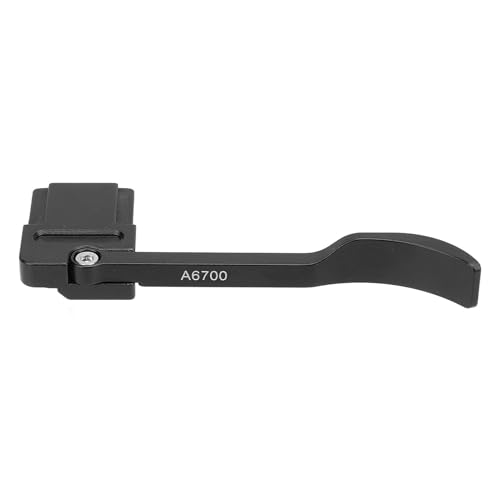 Kamera -Daumengriff Faltbare Aluminiumlegierung Daumen Grip A6700 Anzug Aluminiumlegierung (Schwarz) von NYSUZHOUJI