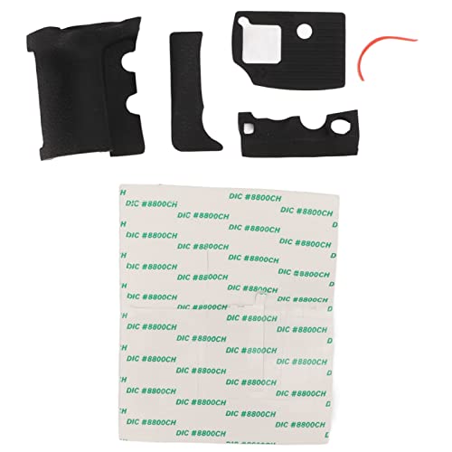 Kamera Grip Gummi Set Linke Seiterseite Daumen unter Boden Gummiabdeckung mit Klebstoffreparaturteilen für D810 Good Sturdy Ersatzkit von NYSUZHOUJI