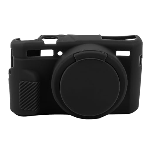 Kamera Silikongehäuse Weiche Schutzabdeckung für G7X2 Spiegelloser Digitalkamera Schutzkörperhaut (Schwarz) von NYSUZHOUJI