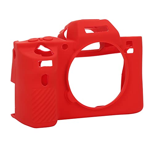 Kamera Silikonhülle Robuste Waschbare Schutzfolie für A72 A7R2 A7S2 Gelb (Rot) von NYSUZHOUJI