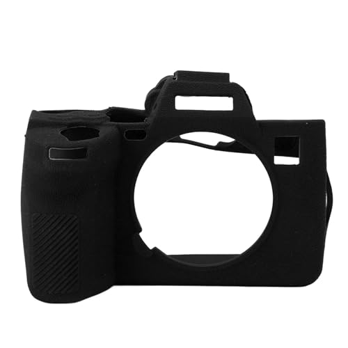 Kamera Silikonhülle weiche schocksichere Schutzabdeckung für A7R5 Kamera Körperhaut (Schwarz) von NYSUZHOUJI