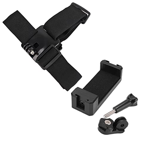 Kopfriemenmontage Schwarz einstellbare Halter Zubehör Kit Kamera Mobiltelefon Kopfriemenmontage Schwarz einstellbare Halter Zubehör Kit Kamera Mobiltelefon von NYSUZHOUJI