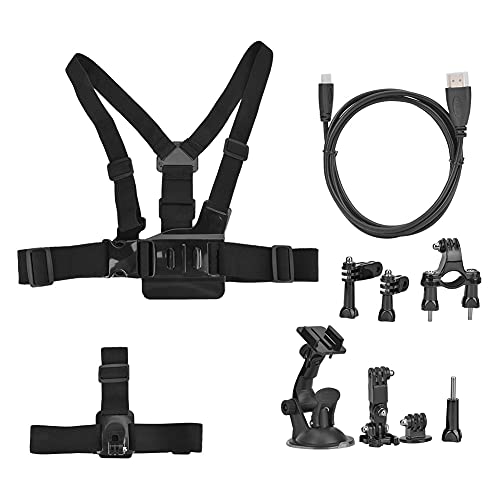 NYSUZHOUJI Actionkamera -Werkzeug -Set schwarzer leichtes stabiles Brustgurtfahrradgriff Accessoire für 4 3+ 2 NYSUZHOUJI Actionkamera -Werkzeug -Set schwarzer leichtes stabiles Brustgurtfahrradgriff Accessoire für 4 3+ 2 von NYSUZHOUJI