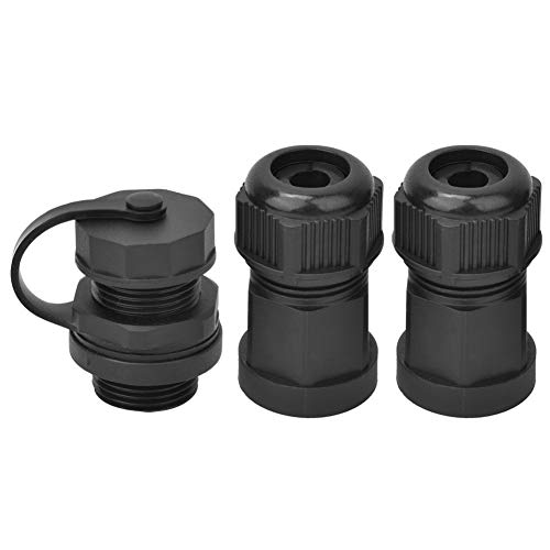 NYSUZHOUJI RJ45 Connector IP67 Grade Standard Schnittstelle Kupfer Schwarz für digitale Geräte (Kern + 2 Schale) von NYSUZHOUJI