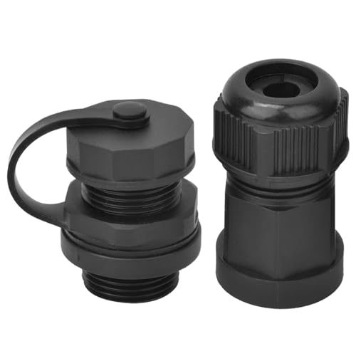 NYSUZHOUJI RJ45 Connector IP67 Grade Standard Schnittstelle Kupfer Schwarz für digitale Geräte (Kern +1 Shell) von NYSUZHOUJI