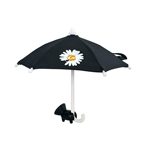 NYSUZHOUJI Telefon Sonnenschutzhalter Outdoor Telefon Sun Dach Mobiltelefon Stand Mobiltelefonhalter Multicolor 25 x 20 x 20 cm 50g (Black) von NYSUZHOUJI