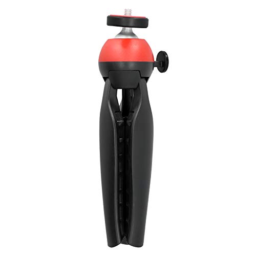 Telefon Stand Tripod DSLR Compact Desktop Support Leichtes tragbares Stativ für Selfie Live Broadcast -Kamera -Benutzer Kunststoff (Rot) von NYSUZHOUJI