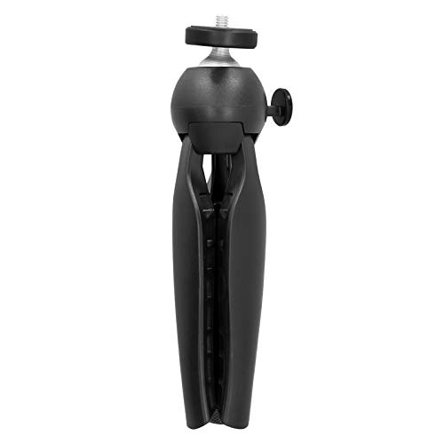 Telefon Stand Tripod DSLR Compact Desktop Support Leichtes tragbares Stativ für Selfie Live Broadcast -Kamera -Benutzer Kunststoff (Schwarz) von NYSUZHOUJI