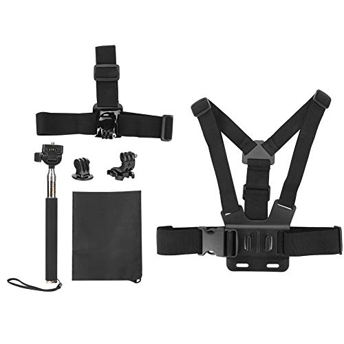 Universal Motion Camera Accessoires Kit Actionkamera Kopfband -Brustkabelbaum -Selfie -Stick zum Fahrrad Skifahren Universal Motion Camera Accessoires Kit Actionkamera Kopfband -Brustkabelbaum -Selfie -Stick zum Fahrrad Skifahren von NYSUZHOUJI