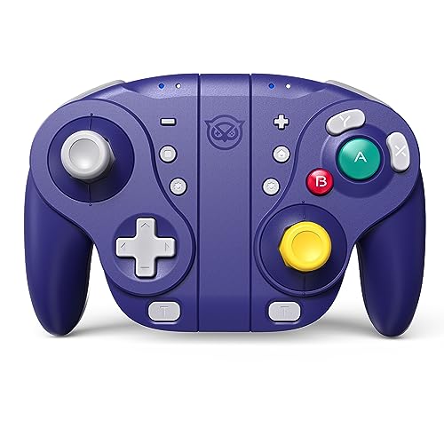 NYXI Wizard Wiederaufladbarer Gamecube Controller für Switch, kabelloser Gamecube Controller mit Halleffekt-Joystick, programmierbar, mechanischem Auslöser, 6-Achsen-Gyro, Turbo und Vibration NYXI Wizard Wiederaufladbarer Gamecube Controller für Switch, kabelloser Gamecube Controller mit Halleffekt-Joystick, programmierbar, mechanischem Auslöser, 6-Achsen-Gyro, Turbo und Vibration von NYXI