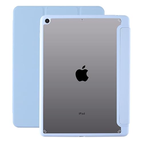 iPad 10,2 Zoll 9./8./7. Generation Hülle mit Stifthalter, Smart Stand Back Case Cover für iPad 2021/2020/2019, Auto Wake/Sleep von NZBZ