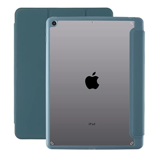 iPad 10,2 Zoll 9./8./7. Generation Hülle mit Stifthalter, Smart Stand Back Case Cover für iPad 2021/2020/2019, Auto Wake/Sleep von NZBZ