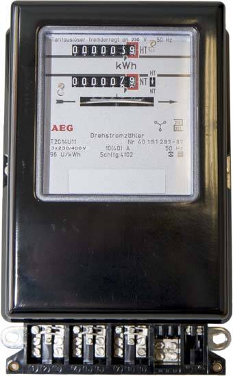 NZR Drehstromzähler reg DS10(40)A-GEE ** 3x230/400V 10(40)A geeicht 10020213 von NZR Nordwestdeutsche Zähler-