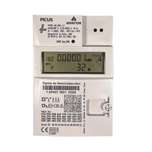 NZR mMe eHZ Picus Lief.+Bez.DT 23030627 MID 0,25-5(60)A 3x230/400V 23030627 von NZR Nordwestdeutsche Zähler-