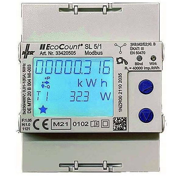 NZR Elektr.Hutschienenzähler EcoCount SL#33420518 von NZR