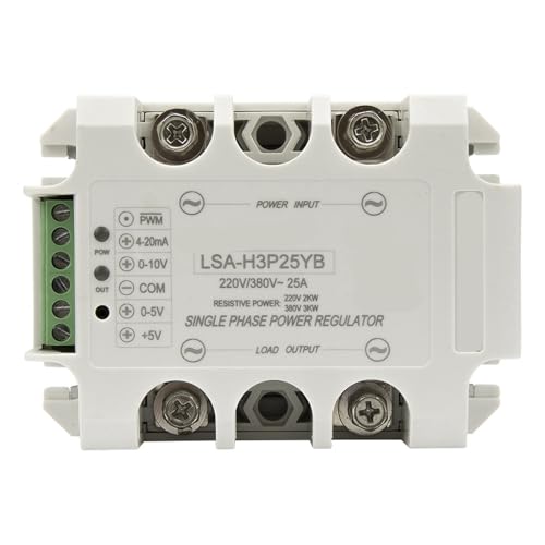 LSA-H3P25YB Einphasig AC 25A 220V/380V Solid State Spannungsregler 1Pcs LSA-H3P25YB Einphasig AC 25A 220V/380V Solid State Spannungsregler 1Pcs von NZTZEEBZ
