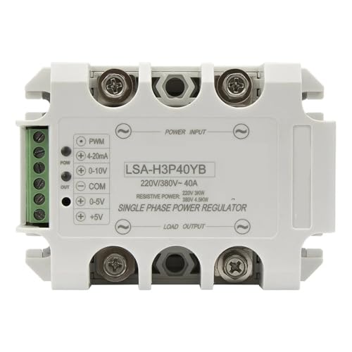 LSA-H3P40YB Einphasig AC 40A 220V/380V Solid State Spannungsregler 1Pcs LSA-H3P40YB Einphasig AC 40A 220V/380V Solid State Spannungsregler 1Pcs von NZTZEEBZ