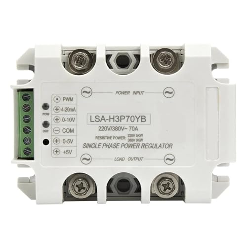 LSA-H3P70YB Einphasig AC 70A 220V/380V Solid State Spannungsregler 1Pcs LSA-H3P70YB Einphasig AC 70A 220V/380V Solid State Spannungsregler 1Pcs von NZTZEEBZ
