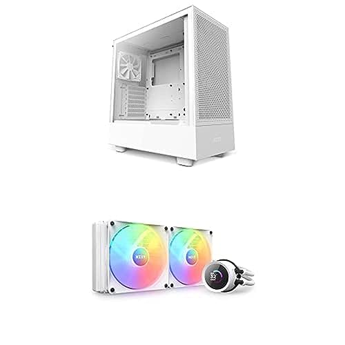 Bundle of H5 Flow RGB White + Nzxt Kraken 280 RGB – 280-mm-AIO-CPU-Wasserkühler von NZXT