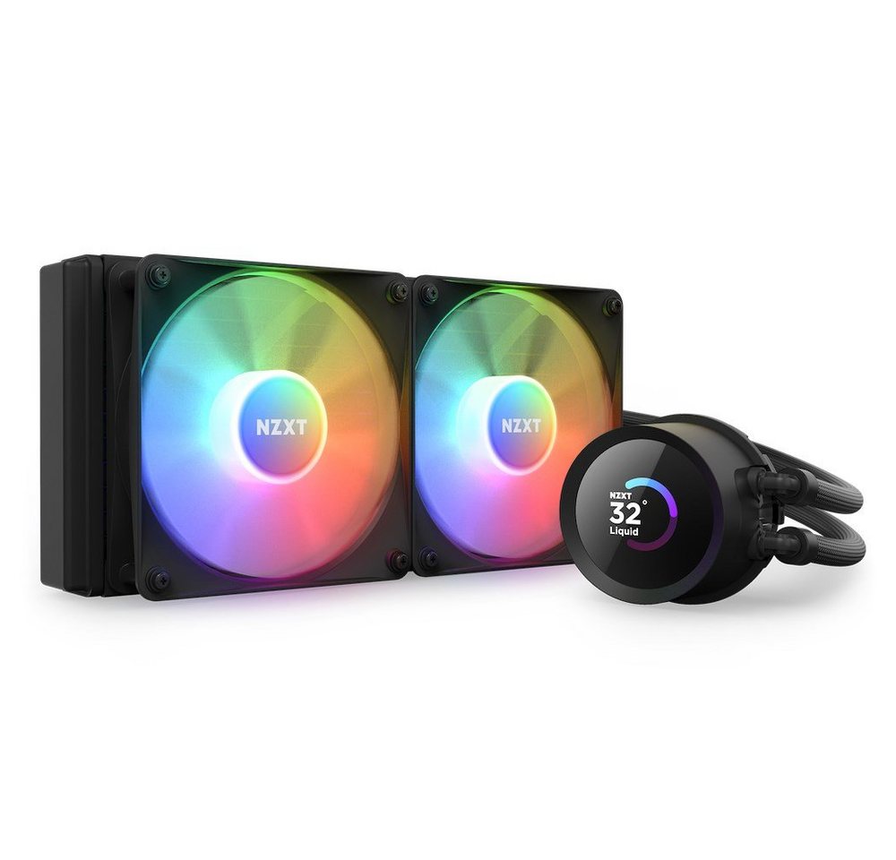 NZXT CPU Kühler RL-KR240-B1 Kraken 240 RGB Prozessor All-in-One-Flüssigkeitskühler, 12 cm von NZXT