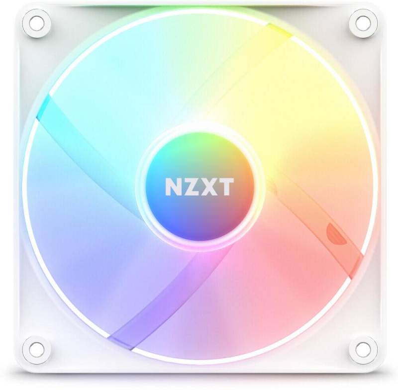 NZXT F120 RGB Core - Gehäuselüfter, Weiß (120mm, 8x LED) von NZXT