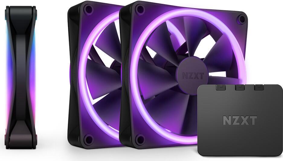 NZXT F120 RGB DUO - Gehäuselüfter, Schwarz von NZXT