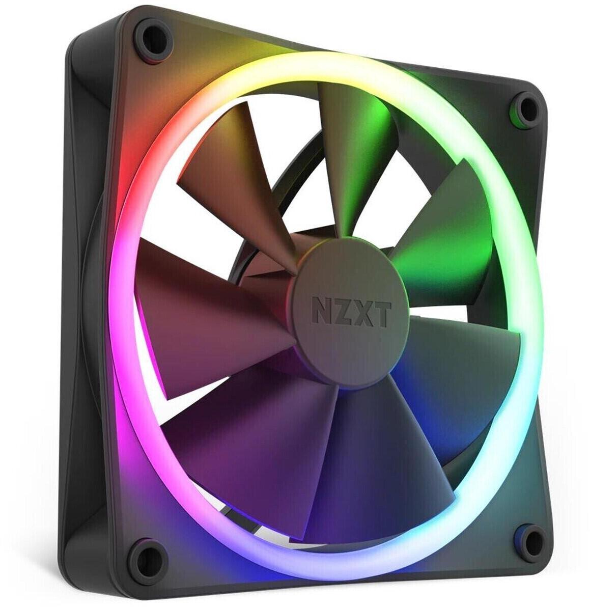 NZXT F120 RGB - Gehäuselüfter, Matt Schwarz (120mm, 20xLED) von NZXT